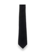 Vintage Ketch Black Striped Monochromatic Tie Necktie - £9.56 GBP