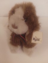 Russ Chuckie Dog Long Pile Plush Approximately 8.5&quot; Tall Mint With All Tags - £31.37 GBP