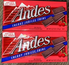 Andes ~ Cherry Jubilee Thins Candy 4.67 oz Each,  56 Pieces ~ 03/2026 - $19.79