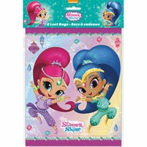 Shimmer and Shine Loot Favor Bags 8 Ct Birthday Party Unique - £3.20 GBP