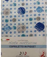 Quilted Bedspread Single and Double Cotton Savoltex Art. Night Notes - $354.34 MXN+