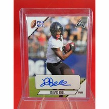 2021 Pro Set Rookie Auto David Bell RC - $9.37