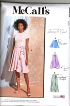 McCall&#39;s M8259 Misses L to XXL Learn to Sew Wrap Skirt Uncut Sewing Pattern - £11.95 GBP