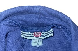 Vintage ACE USA Sweatpants L Navy Red 15 Drawstring Wide Leg image 5