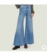 Scotch &amp; Soda Amsterdams Blauw Wide Leg Flare Jeans Women’s Size 25 - $44.95
