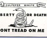 Culpeper Minute Men Flag 3 x 5 NEW 3x5 Don&#39;t Tread - $4.88