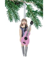 Taylor Swift Ornament Hand Made Wool Felt Tree Decoration Silk Road Bazaar - $33.74 CAD