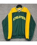 Vintage Oakland Athletics Windbreaker Jacket Men Medium G-III Pullover V... - $96.16 CAD