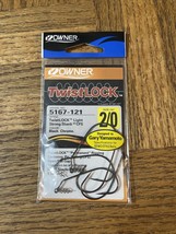 Owner Twistlock Light Strong Shank Hook Size 2/0 - £7.08 GBP