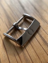 omega stainless steel 16mm engraved strap buckle - $35.19