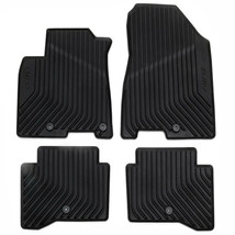 OEM NEW All Weather Rubber Floor Mats Front &amp; Rear Black 17-22 Niro G5F13-AC000 - £86.25 GBP