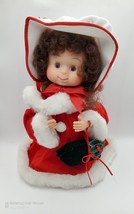 1993 Vintage Animated Undercover Kids EMILIY Christmas Doll 13.5” Tall - $9.89