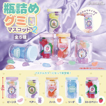 Bottle Gummy Mascot Vol 2 Set of 5 Jelly Bean Strawberry Hearts Gummi Bears Cola - £26.29 GBP