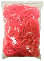 Multi Use 1.5 inch Rubber Bands Pink Pack -400Pcs Us - £20.67 GBP