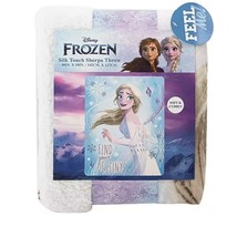 Frozen Elsa Find Your Destiny Silk Touch Sherpa Throw Blanket, 40&quot; x 50&quot; - $364.44 MXN