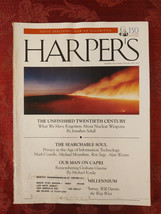 Harpers Magazine January 2000 Jonathan Schell Michael Korda David Berlinski - £9.23 GBP
