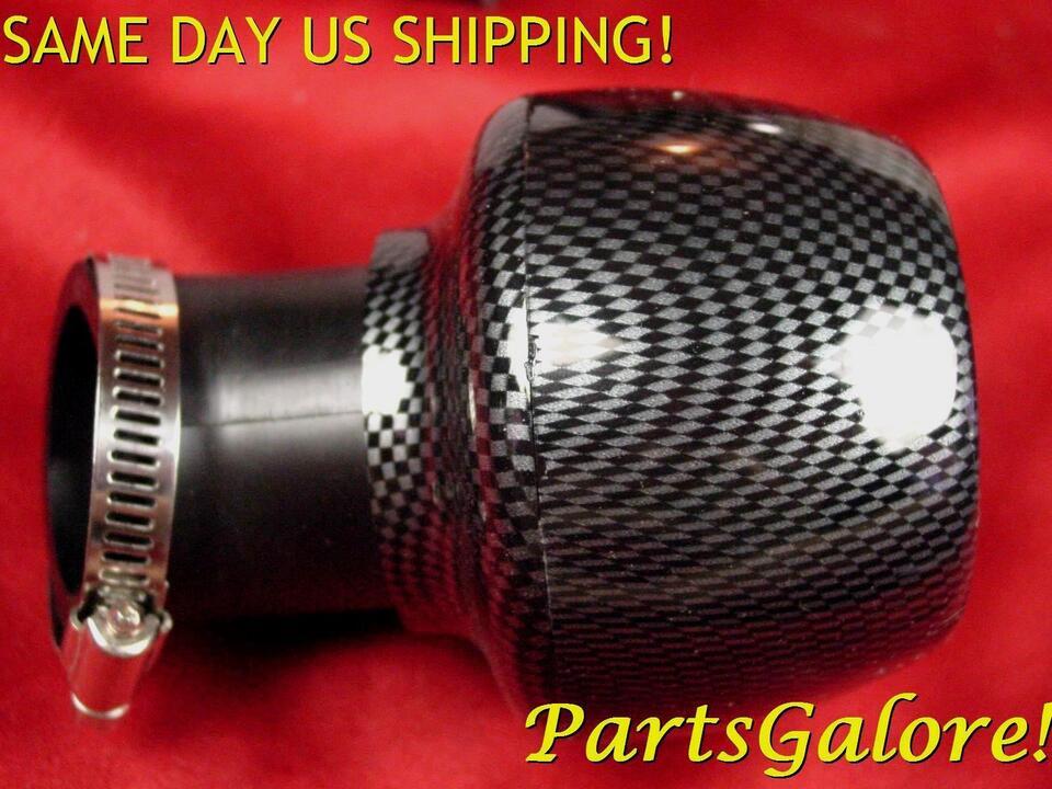 Air Filter Carbon Fiber Look, 28mm 35mm 42mm &amp; 48mm ATV Scooter Dirt Bike - $8.95