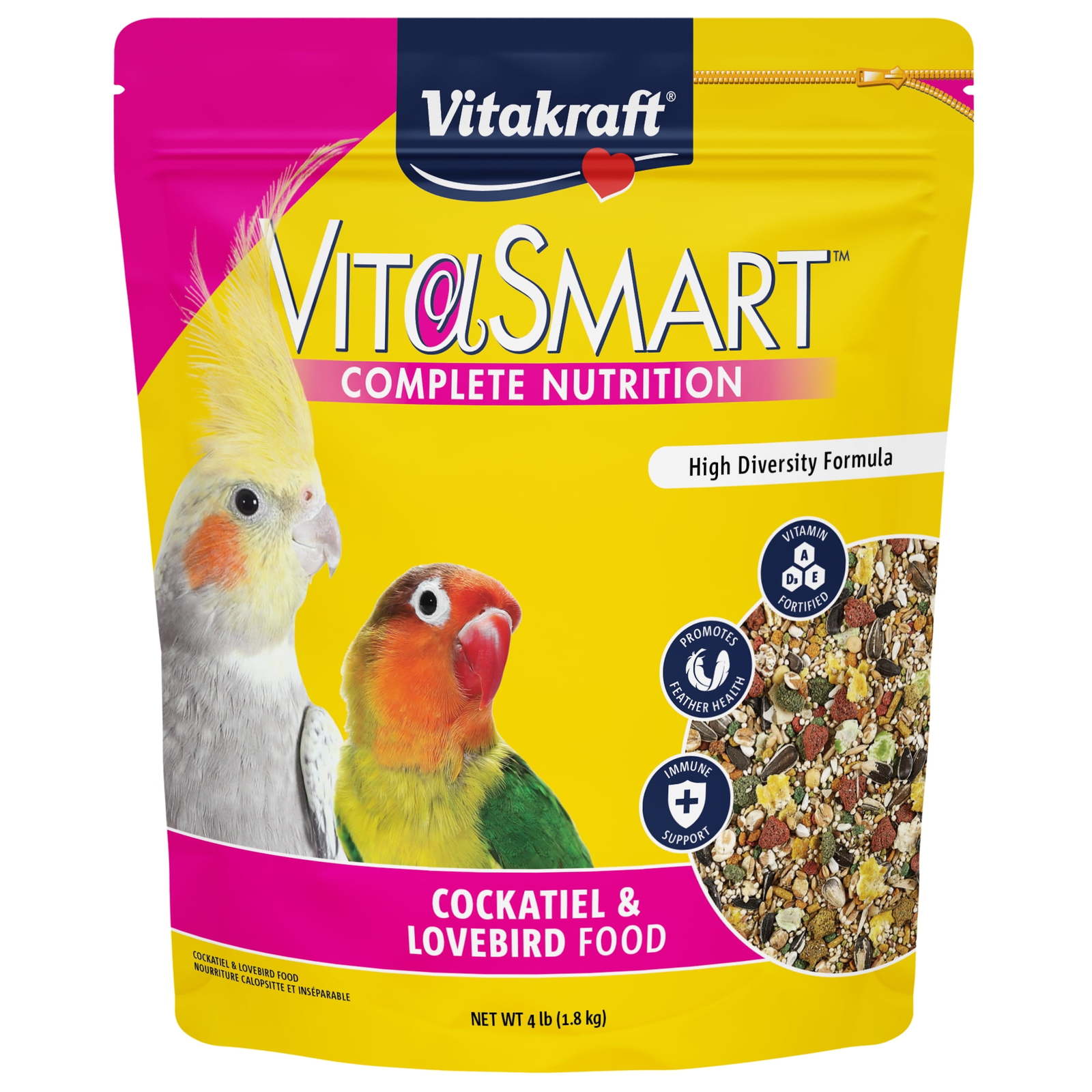 Vitakraft Brand Vita Smart Gourmet  - Daily Pet Bird Food - $23.98
