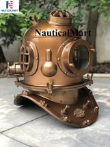 Boston Antique 18&quot; Diving Helmet U.S Navy deep Sea Vintage Divers Helmet Replica - £343.75 GBP