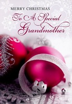 Merry Christmas To A Special Grandmother - Christmas Greeting Card - 21128 - $2.79