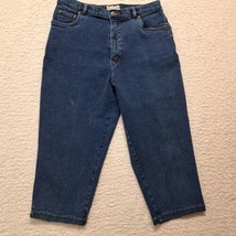 Westport Womens Blue Straight Regular Fit Casual Denim Jeans Size 12 Capris - £9.33 GBP
