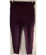 Spanx by Sara Blakely Burgundy High Waist Seamless Compressive Leggings ... - $26.17