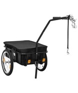 vidaXL Bike Trailer/Hand Wagon 61.0x23.6x32.7&quot; Steel Black - $3,756.55 MXN