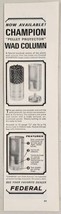 1965 Print Ad Federal Champion Shotgun Shells Pellet Protector Minneapolis,MN - £11.01 GBP