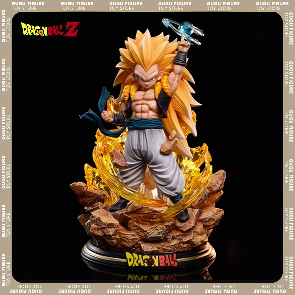 Dragon Ball Z Gotenks Anime Figure Super Saiyan 3 22cm PVC Statue Model ... - £40.66 GBP+