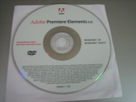 Adobe Premier Elements 3.0 (DVD-ROM, 2006) - Replacement Disc Only!! - $8.97
