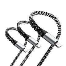 Usb C Cable 3Pack [3Ft/6Ft/10Ft], Usb C To Usb C 3A/60W Fast Charging Nylon Brai - $22.99