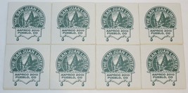 AAPRCO 2010 Pueblo, CO The San Juan Limited Coasters Set Of 8 - $9.89