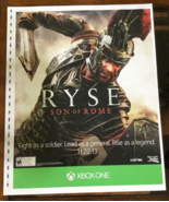 RARE OOP UNCUT Ryse Son of Rome XBOX ONE Promo Store Poster Thick Card E... - $484.95