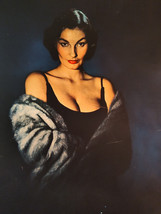 1951 Esquire Photograph Model with Michael Maximillian Fur Coat Alan Fontaine - £8.44 GBP