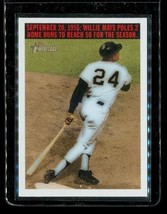 2004 Topps Heritage Baseball Card F5 Willie Mays 50 Home Runs New York Giants - £3.88 GBP