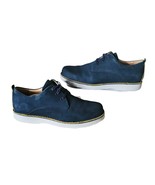 Samuel Hubbard Free Oxford Men&#39;s 10.5 Navy Nubuck Leather Shoes Lace-Up ... - $629.00 MXN
