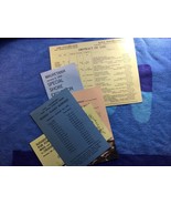 Cunard Line RMS MAURETANIA COLLECTION 1959 - TENDER EXCURSION LOG  &amp; ST ... - $19.78