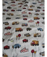 Car Truck Bus theme Full flat Sheet cotton blend  sheet by Circo - $19.99