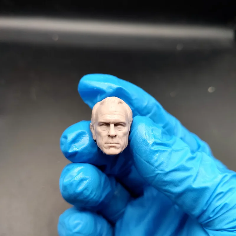 Blank 1/10 Scale Man In Black Tommy Lee Jones Head Sculpt Unpainted Fit ... - $25.72