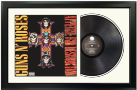 Guns N&#39; Roses &quot;Appetite for Destruction&quot; Original Vinyl Record Framed Display - £157.80 GBP