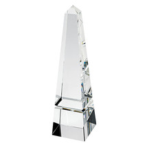 11" Clear Crystal Obelisk Statue - $138.99