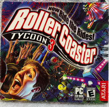 Roller Coaster Tycoon 3 (PC CD-Rom) CIB - £7.75 GBP