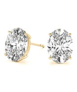 14K Yellow Gold Oval Cut Lab Grown Diamond Stud Earrings 0.50ctw to 3.00ctw - $961.45 CAD+