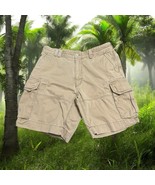 Polo Ralph Lauren Chino Cargo Shorts Classic Khaki Men Size 36 Military ... - $534.05 MXN