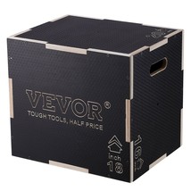 VEVOR 3 in 1 Plyometric Jump Box, 20/18/16 Inch Wooden Plyo Box, Platfor... - €99,85 EUR