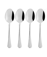 Oneida Juilliard Fine Flatware Dinner Spoons Set of 4 18/10 Stainless Steel - $54.81 CAD
