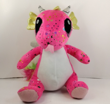 Pink Star Universe Galaxy Dragon Fiesta Plush Animal 2017 10&quot; - £11.25 GBP