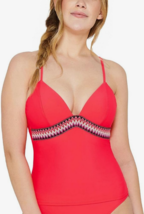 Tankini Swim Top Hibiscus Color Juniors Size Medium HULA HONEY $29 - NWT - £7.02 GBP