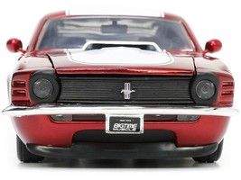 1970 Ford Mustang Boss 429 Candy Red with White Stripes &quot;Super Boss&quot; &quot;Bigtime M - £31.86 GBP