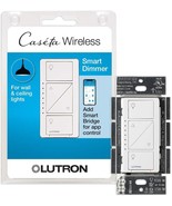 Lutron Caseta Smart Lighting Original Dimmer Switch, For Light Bulbs, Wh... - £61.56 GBP